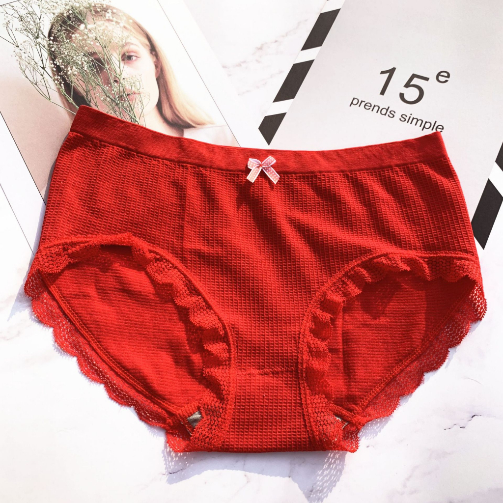 CHAVA | CD1288 Celana Dalam Wanita Polos Briefs Elastis CD Seamless  Bahan Katun Seamles