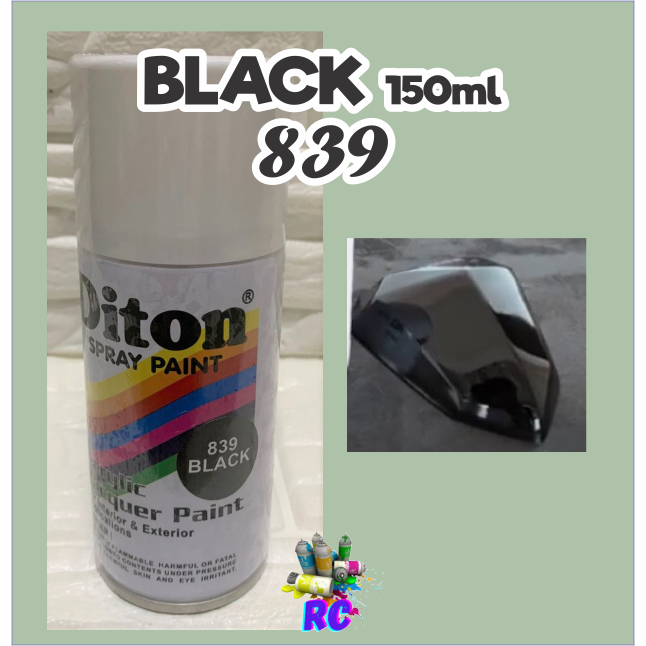 Cat Pilox DITON Black Glossy 839 150cc