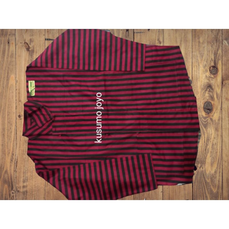Baju Surjan Lurik Pria Alusan Katun Primisma Dewasa