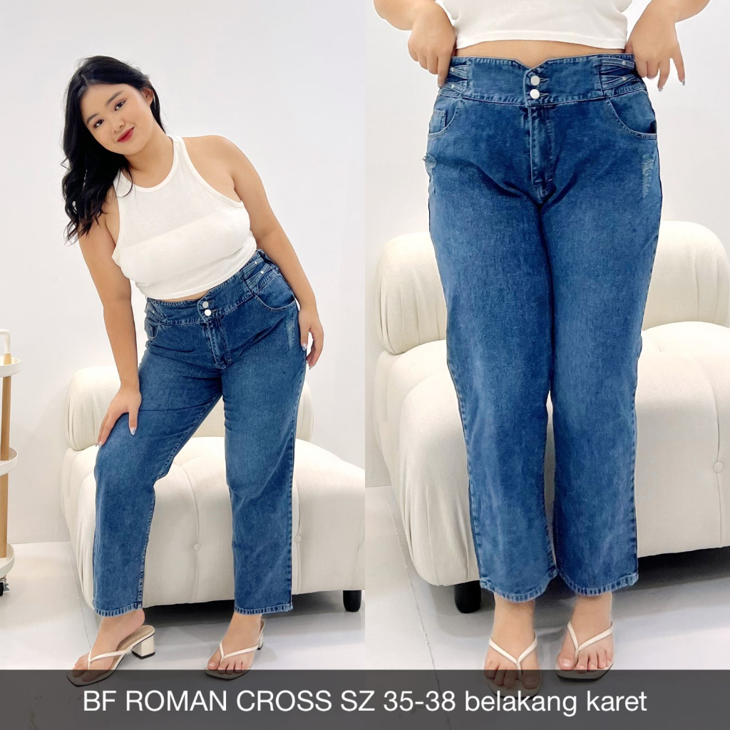 CELANA JEANS WANITA BF ROMAN