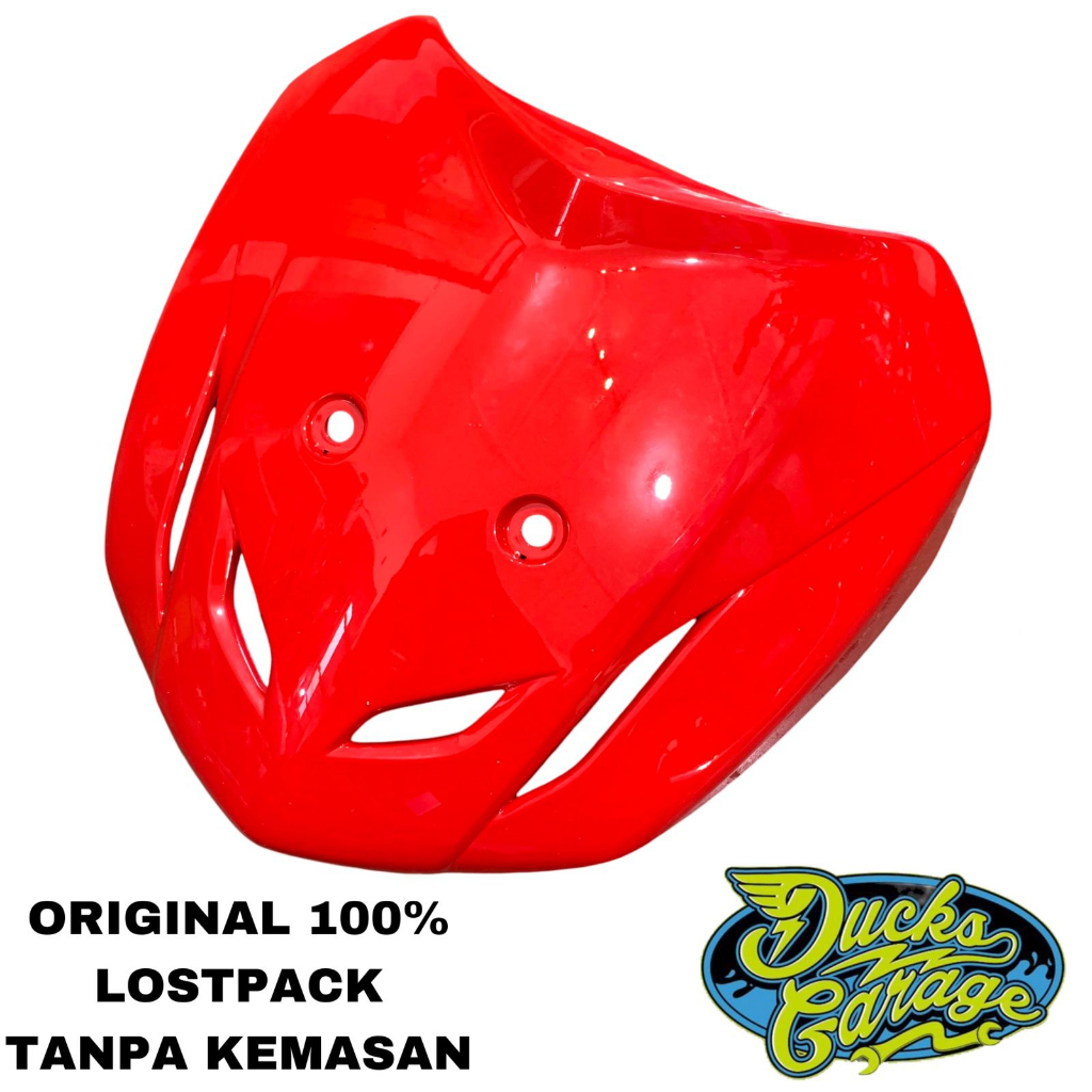 Cover Dasi Panel Dada Depan Honda Supra Fit New Fit X Fit S Tromol Original Merah