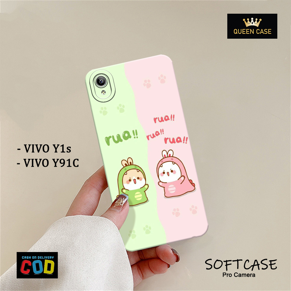 Softcase Hp VIVO Y91C / VIVO Y1s - Fashion Case KARTUN - Case Hp VIVO Y91C / VIVO Y1s - Casing VIVO 