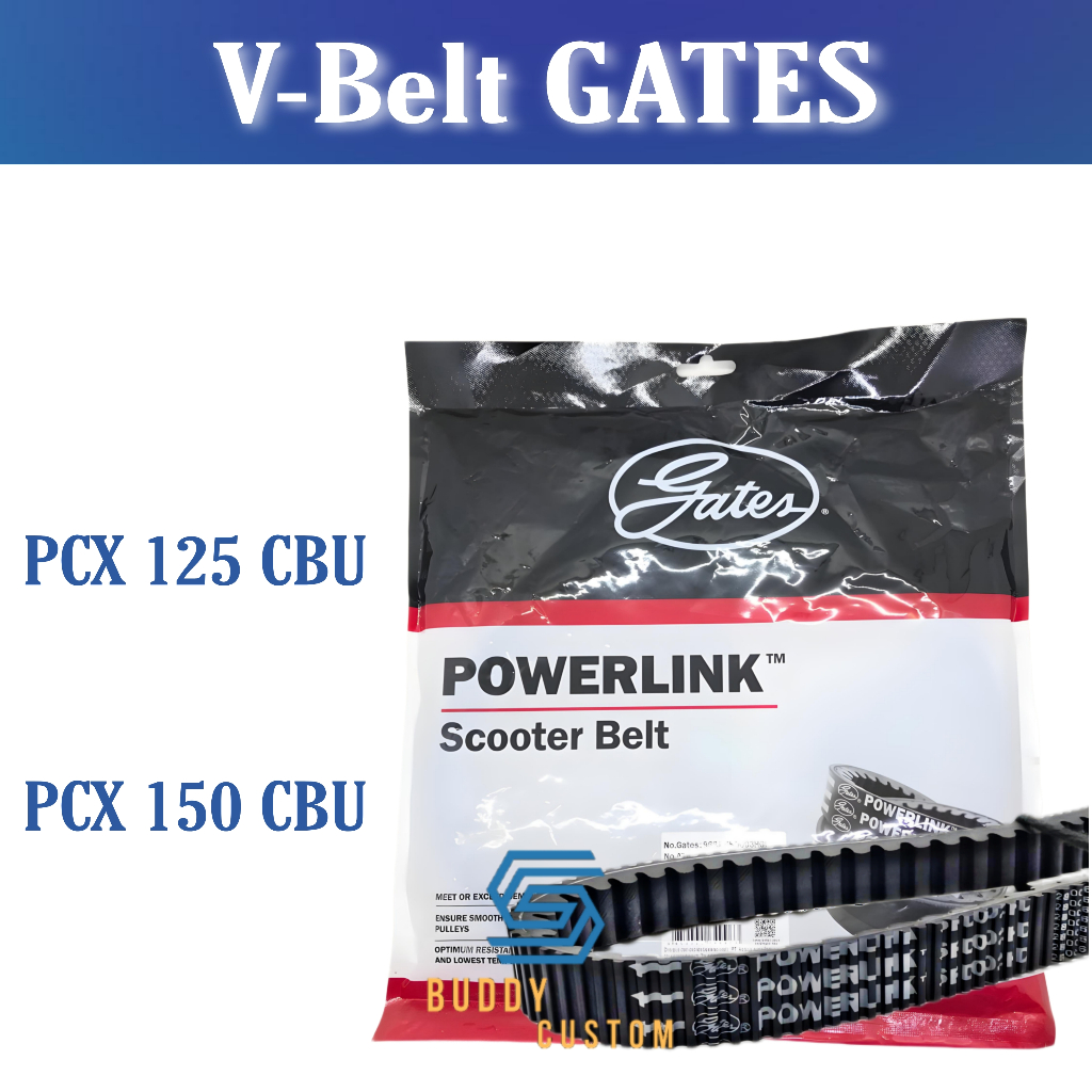 Vbelt Gates PCX 125/150 CBU - Vanbelt PCX 125/150 CBU- VanBelt PCX 125/150 CBU