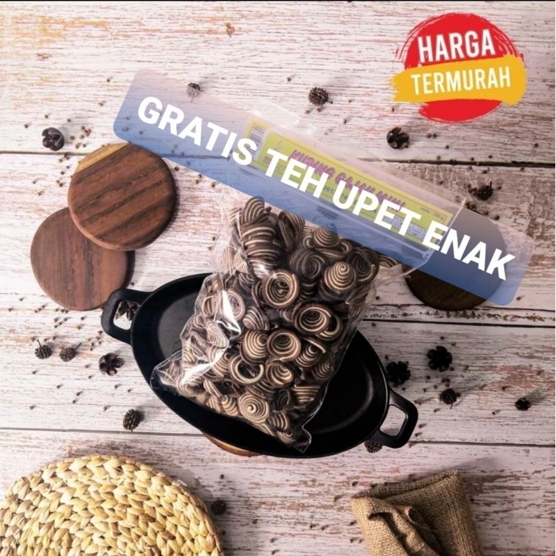 

SNACK KUPING GAJAH 250gram ENAK GRATIS teh upet khas Cirebon