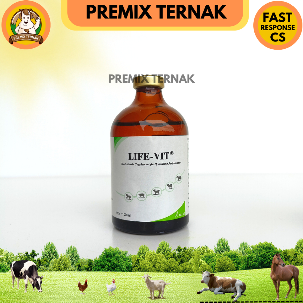 LIFE VIT 100 mL - Multivitamin Peningkat Daya Tahan Tubuh dan Percepat Penyembuhan - Like Injectamin Ade Plex