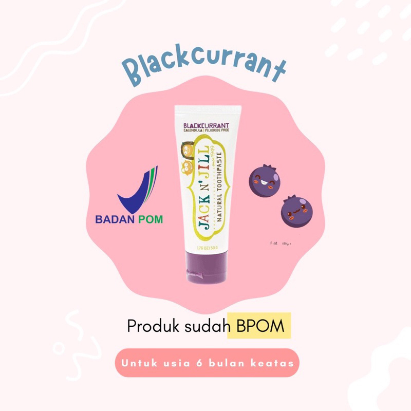 Jack N' Jill  Toothpaste sudah BPOM