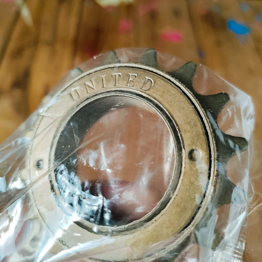 Freewheel Sprocket Ulir Drat Gear Gir Sepeda United 16T 18T Single Speed