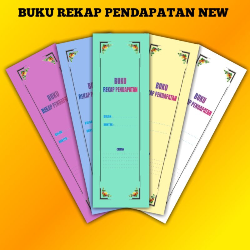 

Buku rekap pendapatan new (NO - JENIS TRANSAKSI - HARGA MODAL - HARGA JUAL - KEUNTUNGAN/PENDAPATAN)