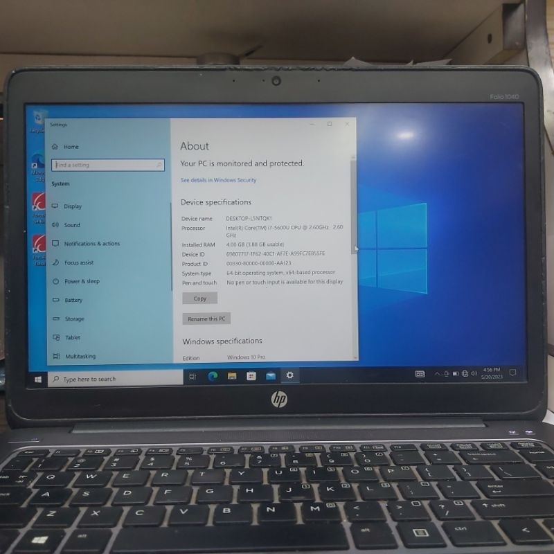 LAPTOP HP ELITBOOK CORE 7 GEN 5 seken