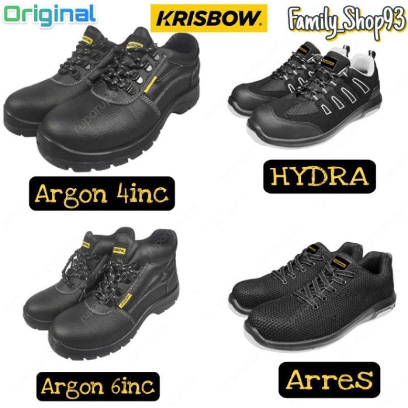 Safety shoes ARGON 4inc/safety shoes ARGON 6inc/safety shoes hydra 4 inc/Sepatu pengaman krisbow/Sep