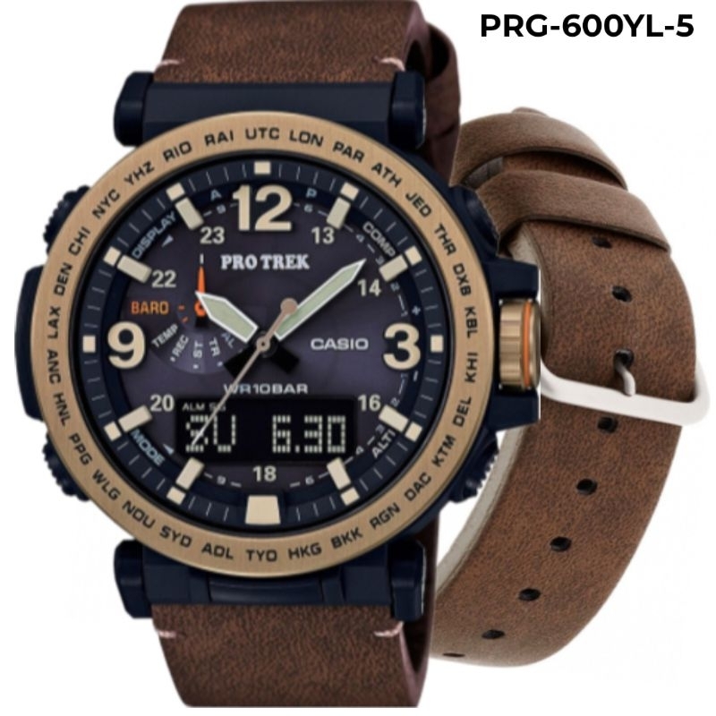 Jam Tangan Pria Protrek Digital & Analog Protrek PRG-600YL-5