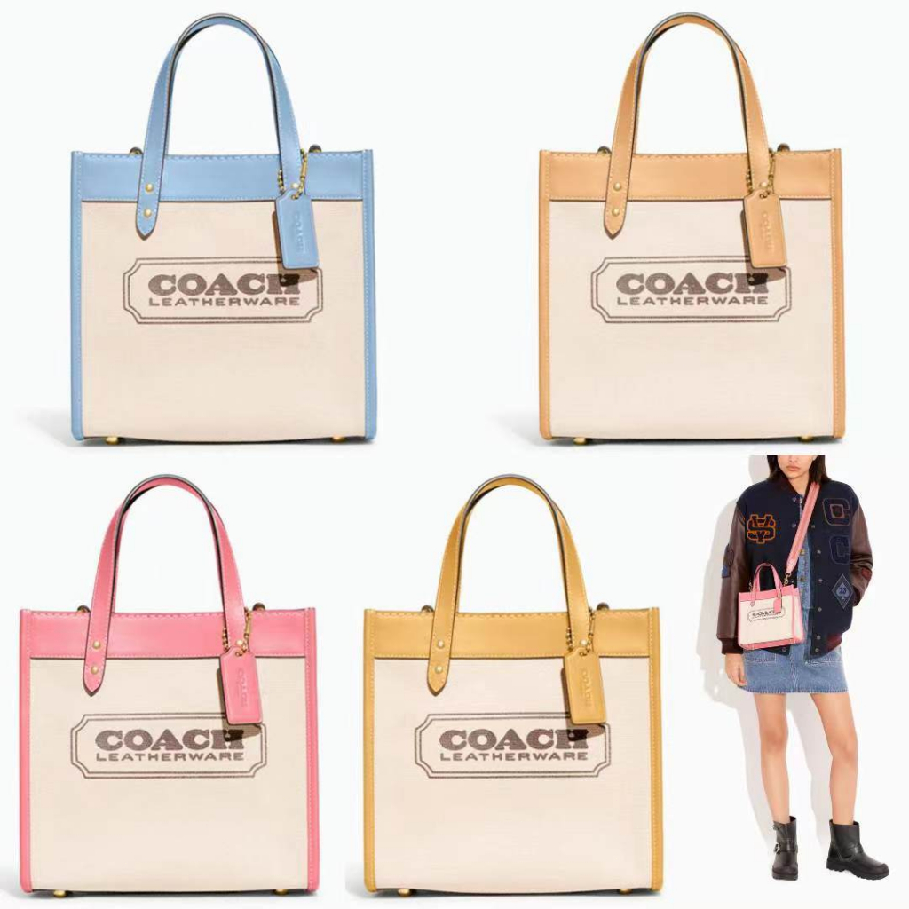 Coach CH740 Original Tote Bag Canvas Bag Shoulder Bag Crossbody Bag ttb 740