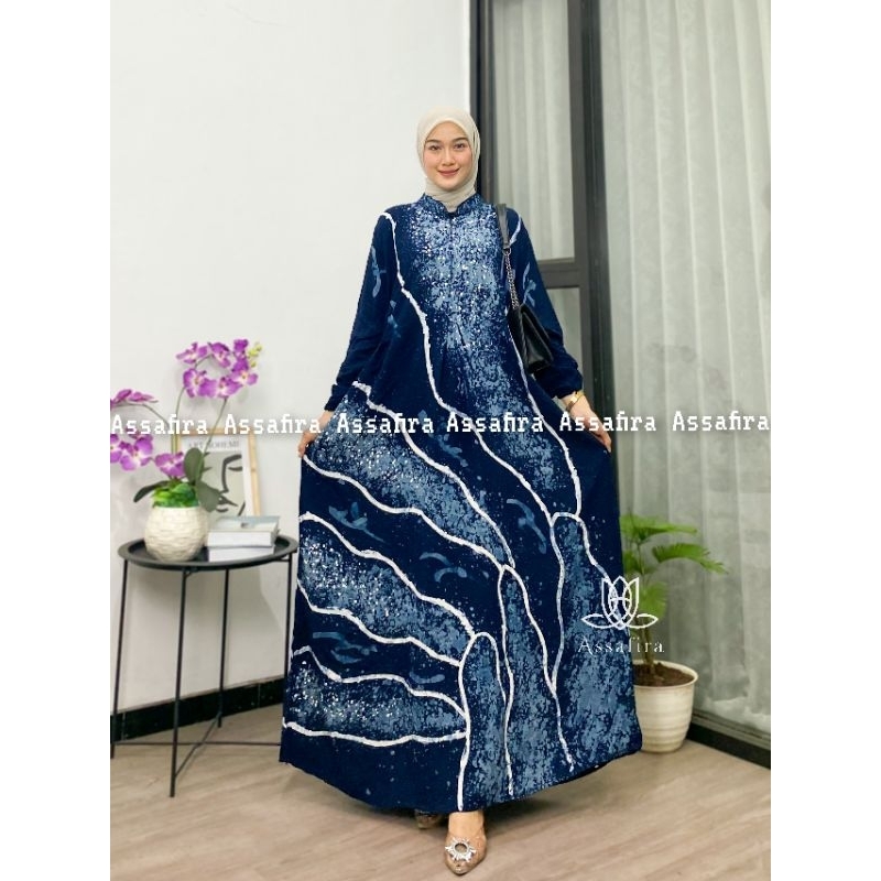 Gamis twill ori malaman candimekar terbaru gamis twill canda