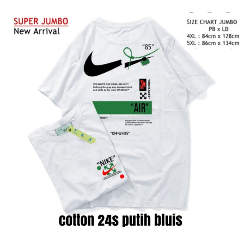 KAOS JUMBO SIZE 4XL/5XL NIKE SHOELACES