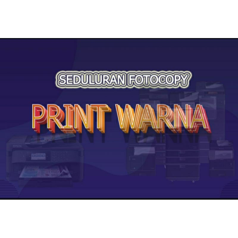 

Print warna / jasa cetak dokumen