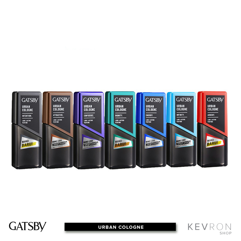 Gatsby Urban Cologne Parfum Pria Energy Intention Ardent Dignity Infinity Confindence
