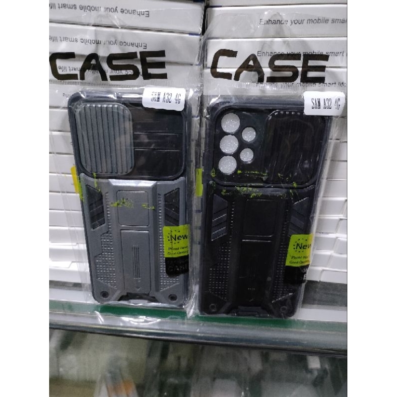 Softcase Samsung A32 4G Silikon Casing Case Spigen Transforme Magnetic Stading Slending Camera