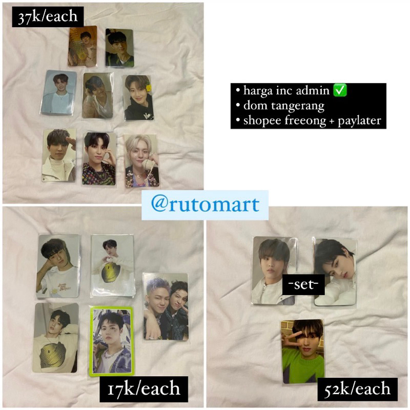 wts pc photocard treasure haruto junkyu jeongwoo yoshi pob ktown official