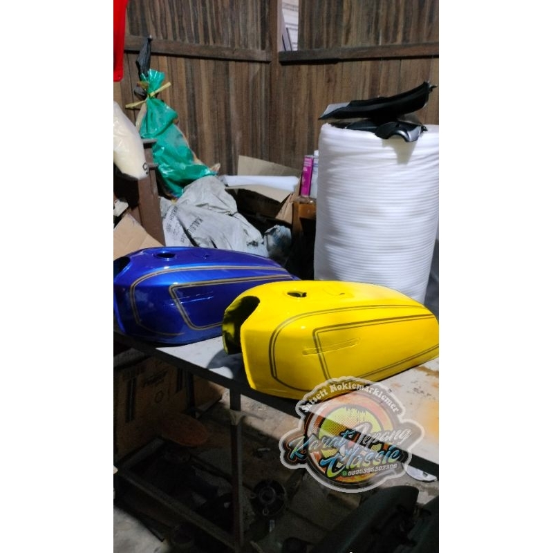 Tangki gl100 bahan tebal detail original presisi dan bagus