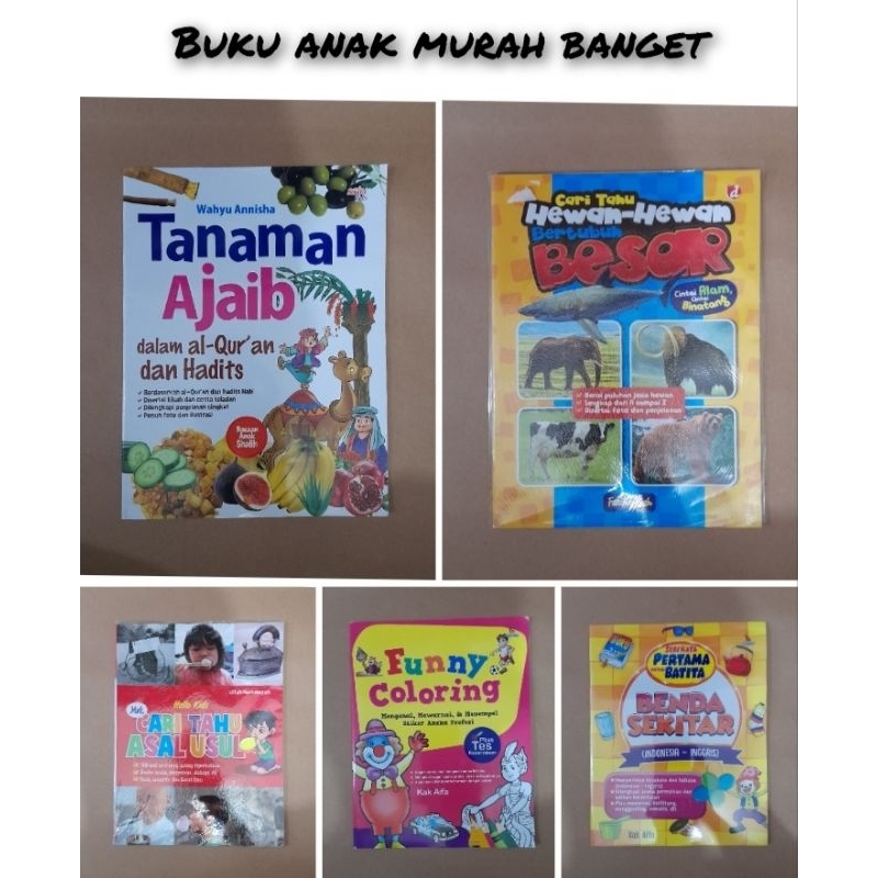 Buku Murah - Buku Anak Murah - Buku Obral - Obral Buku anak