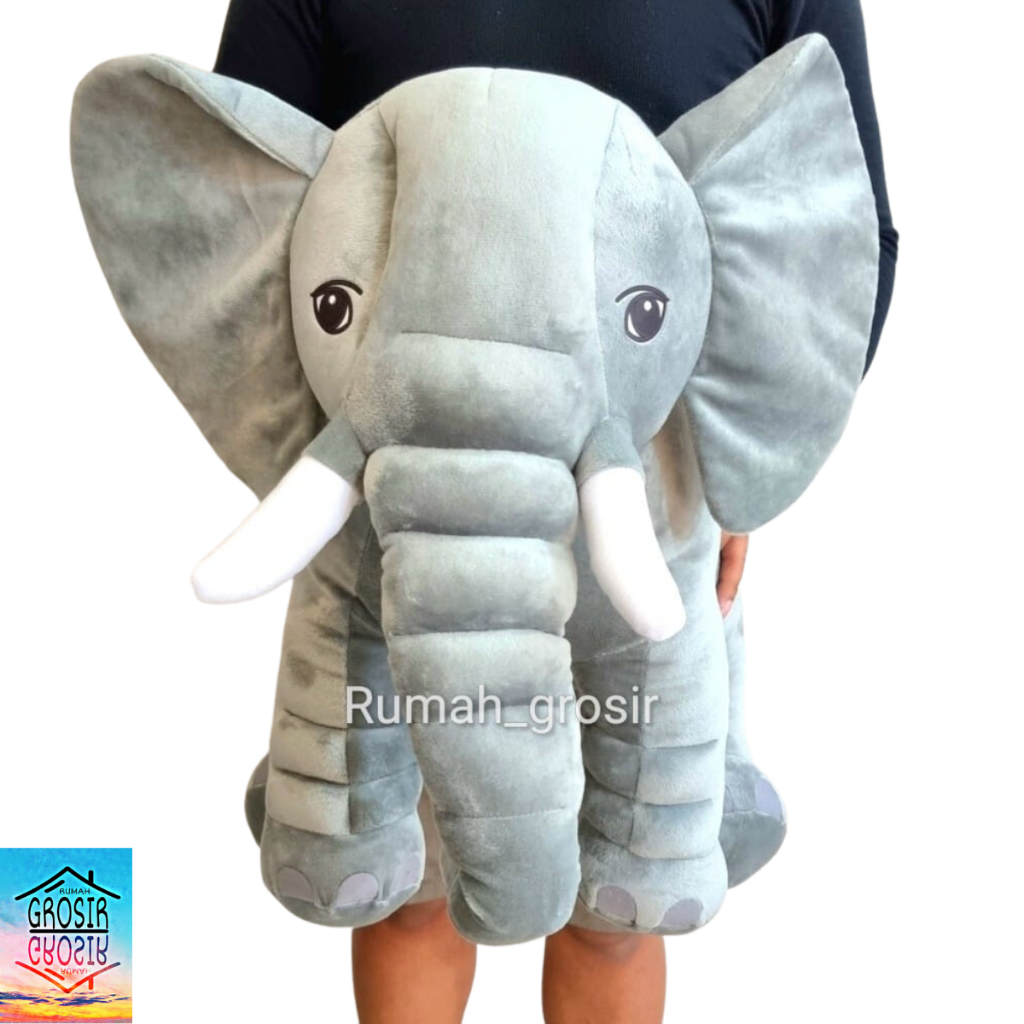 Boneka Gajah Elephant Lucu Jumbo