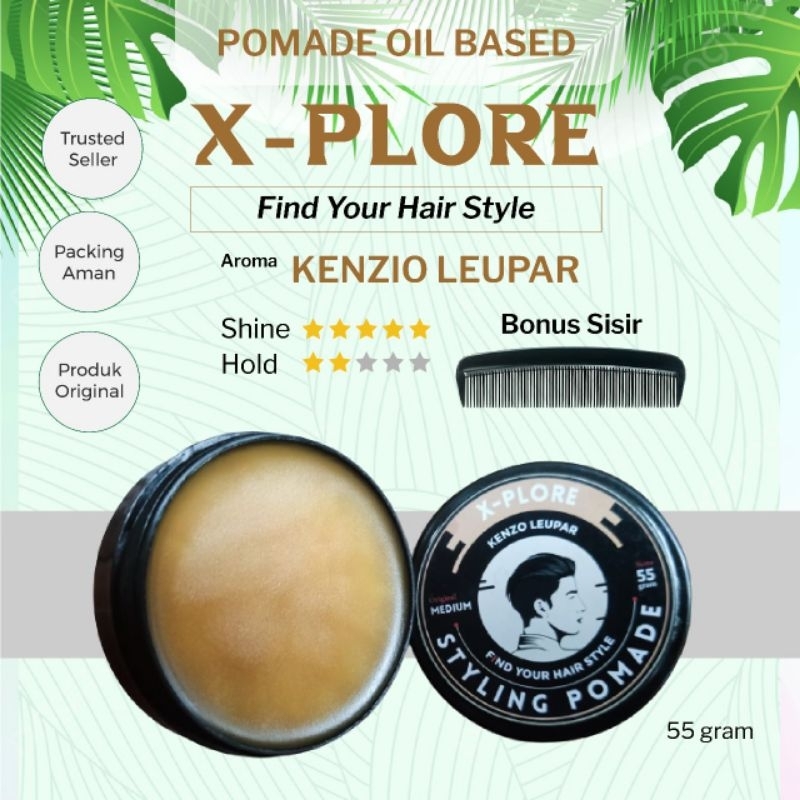 POMADE GROSIR X-PLORE STYLISH MIN ORDER 10 PCS FREE SISIR