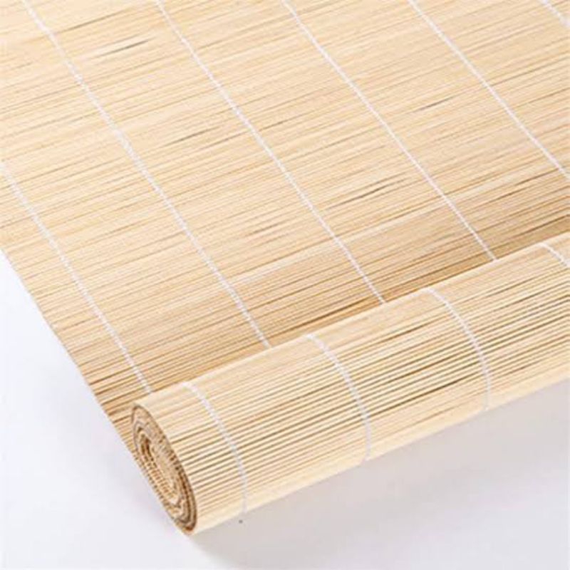 Tirai Bambu Gulung / Krey Dekorasi Tirai Jendela ukuran 50 X150