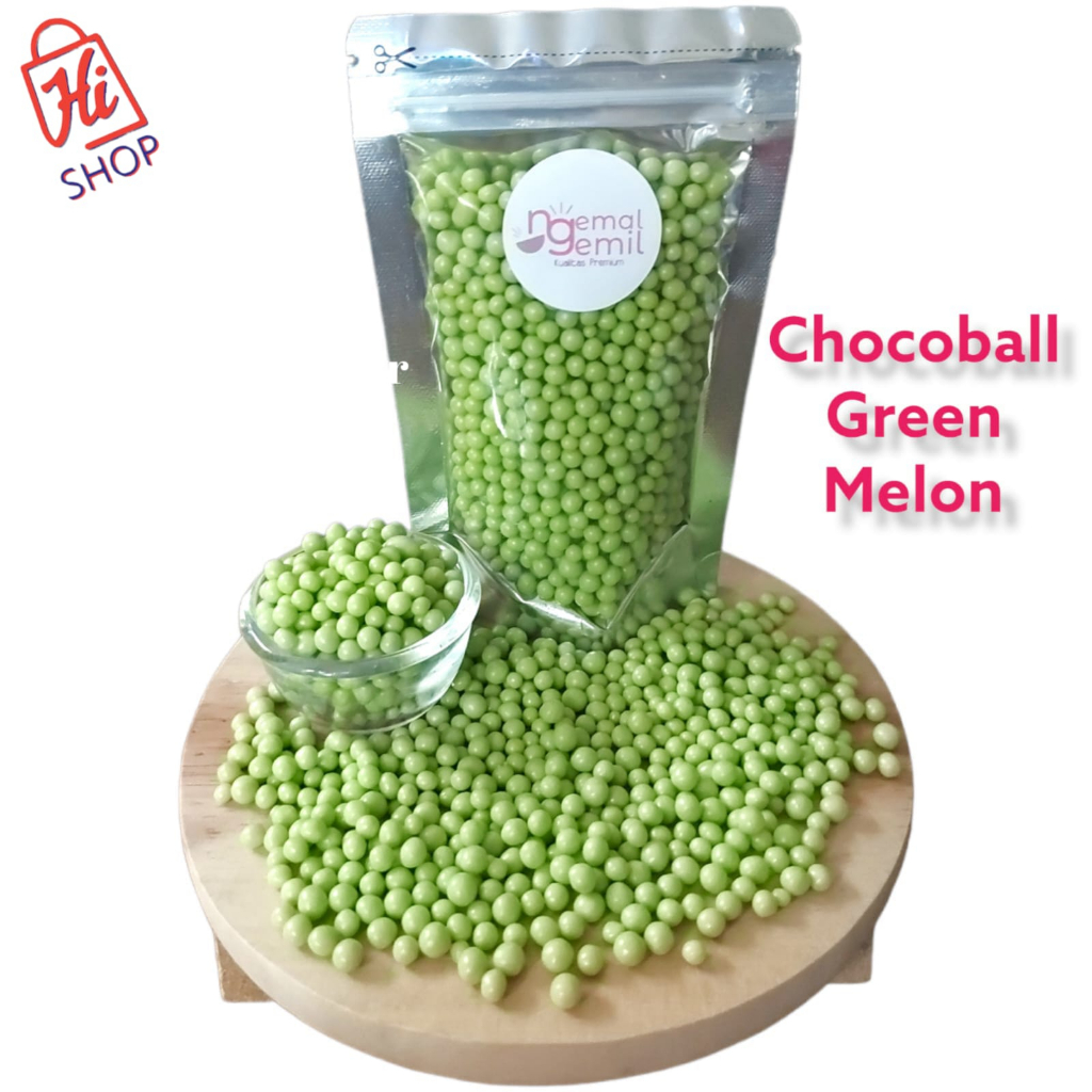 

Pouch Chocoball Green Melon Sprinkle Bola Hijau Melon Topping Donut Kue Bolu Kualitas Premium