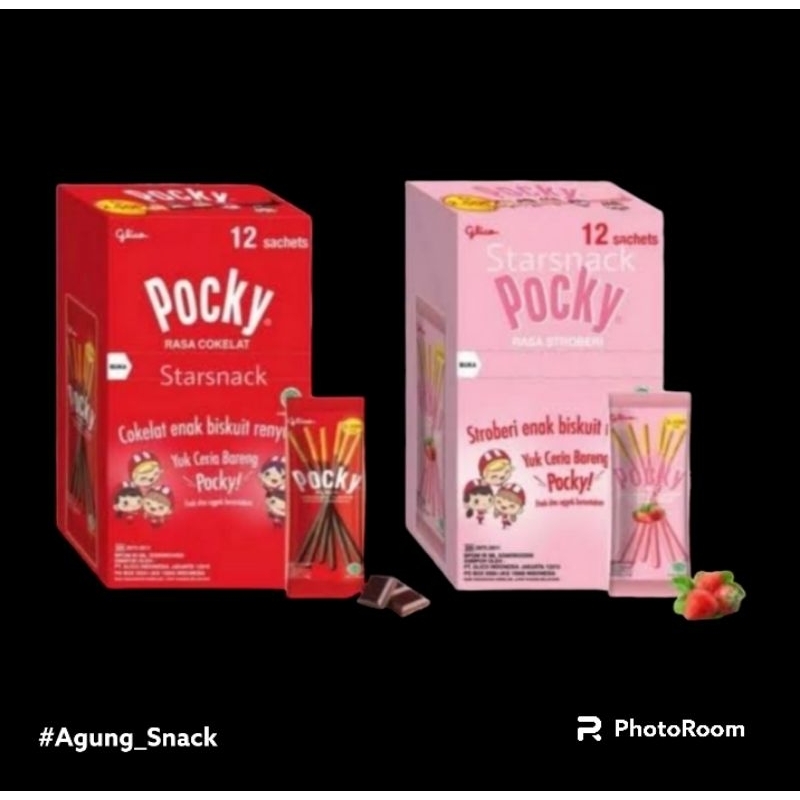 

Glico | Pocky Sachet | 1 Box Isi 12 Bungkus @11gram