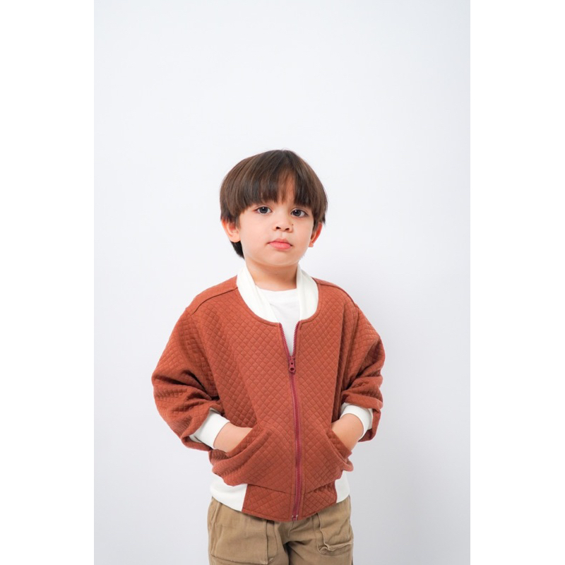 LOKA Bomber Zipper Jacket / Jaket Bomber Anak 1-6thn