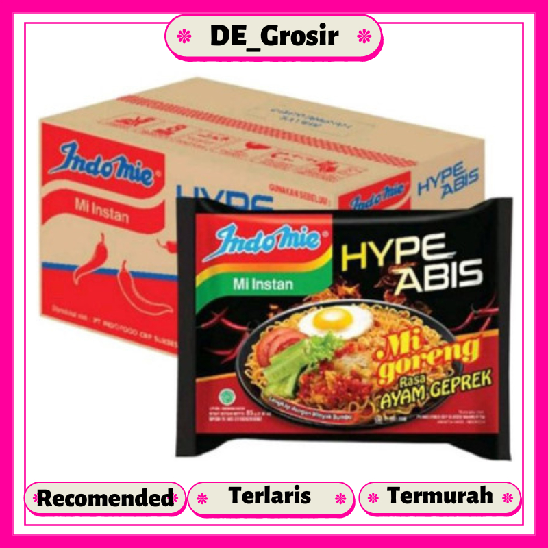 

Indomie Goreng Rasa Ayam Geprek 85gr Hype Abis Dapat 1 Dus Isi 40 Pcs