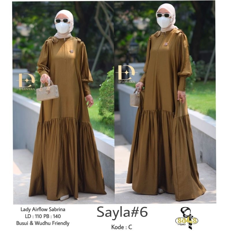 sayla dress #6, dress wanita, ori by delovera