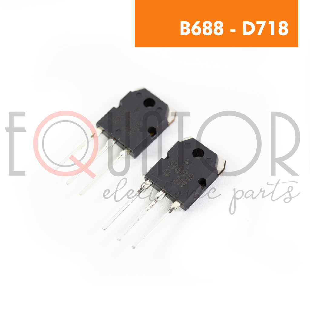 Transistor TIP B688 / D718 B 688 D 718 KEC