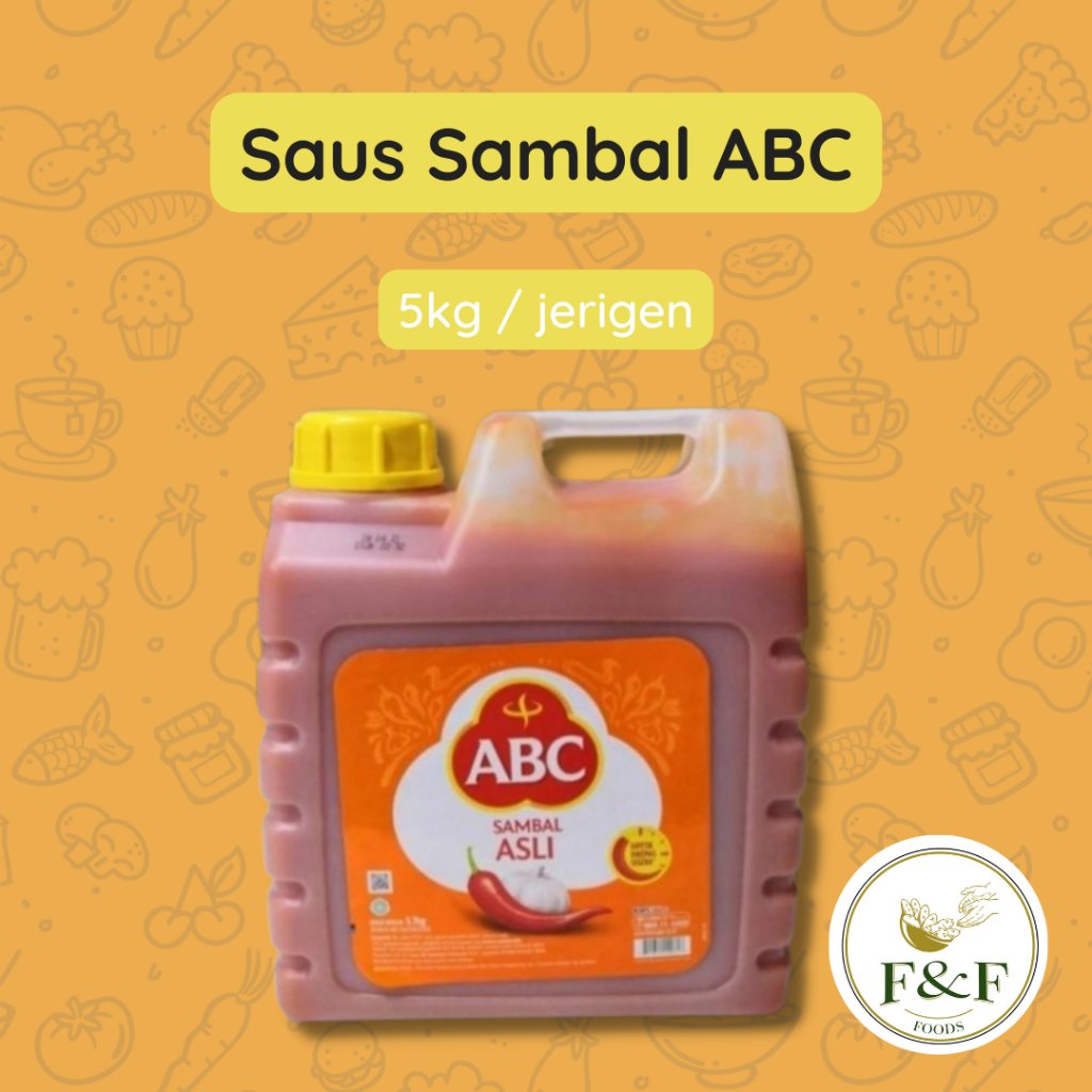 

Saus Sambal ABC 5kg | Saus Cabai | Saus Cabe | Sambal Jerigen | Sambal Cabe | Sambal Cabai