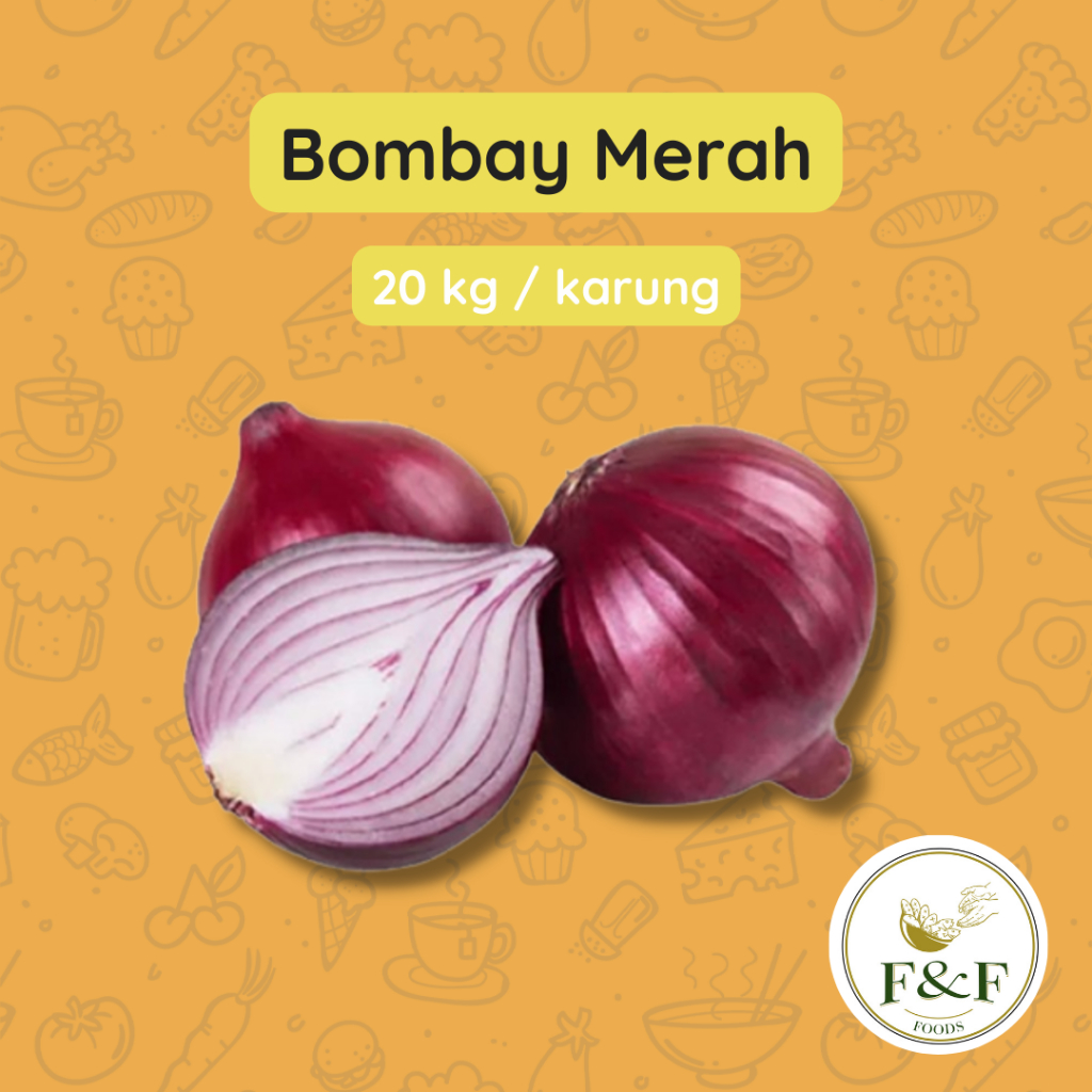 

Bawang Bombay Merah 20kg | Bombay Merah | Bawang Bombay