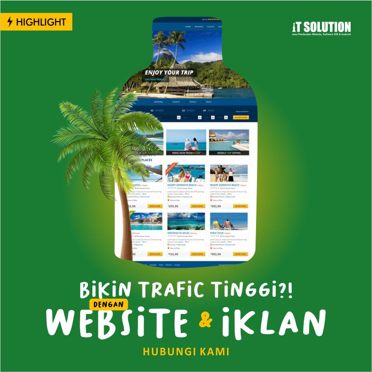 Jasa Pembuatan Website Travel Responsive