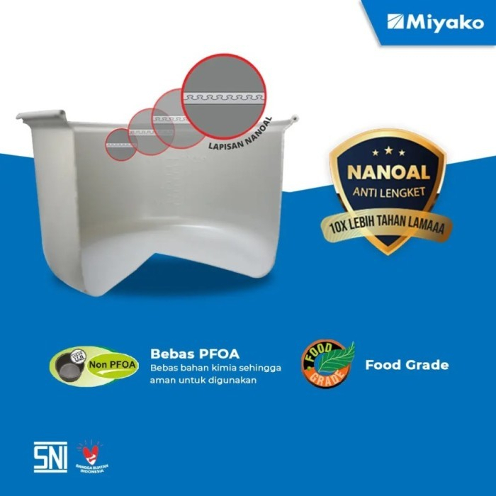 MIYAKO Rice Cooker MCM 558 SBC | Magic Com Nanoal 2 Liter Mcm-558 SBC