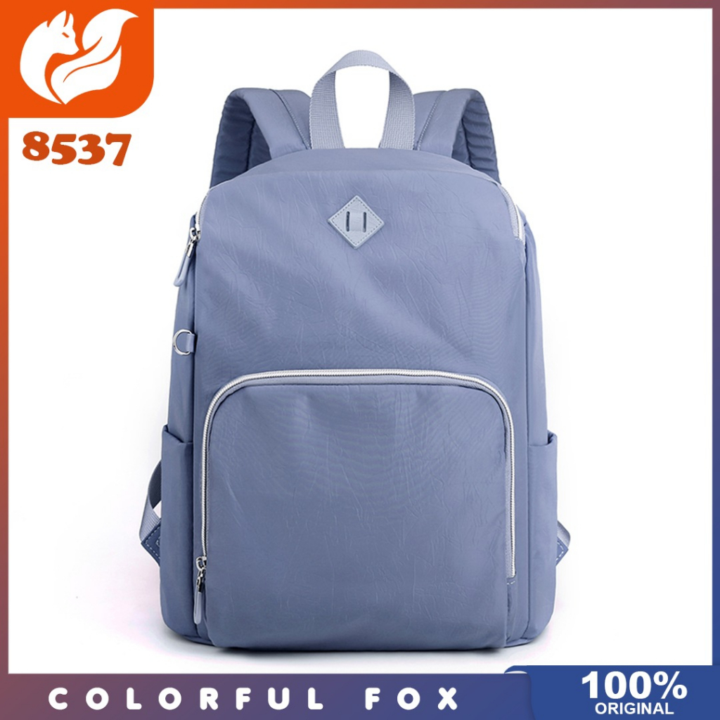 Colorful ori Tas ransel wanita Colorful 8537 tas kuliah anti air Backpack wanita