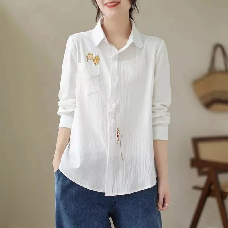 BLOUSE WANITA KAMANIA SHIRT BAHAN CRINKLE AIRFLOW LD 100 - 120 CM PT 54 CM PB 64 CM UKURAN M L XL XXL BLOUSE KOREAN STYLE KEMEJA PUTIH WANITA LENGAN PANJANG BAJU BLOUSE ATASAN CASUAL WANITA TERBARU 2023