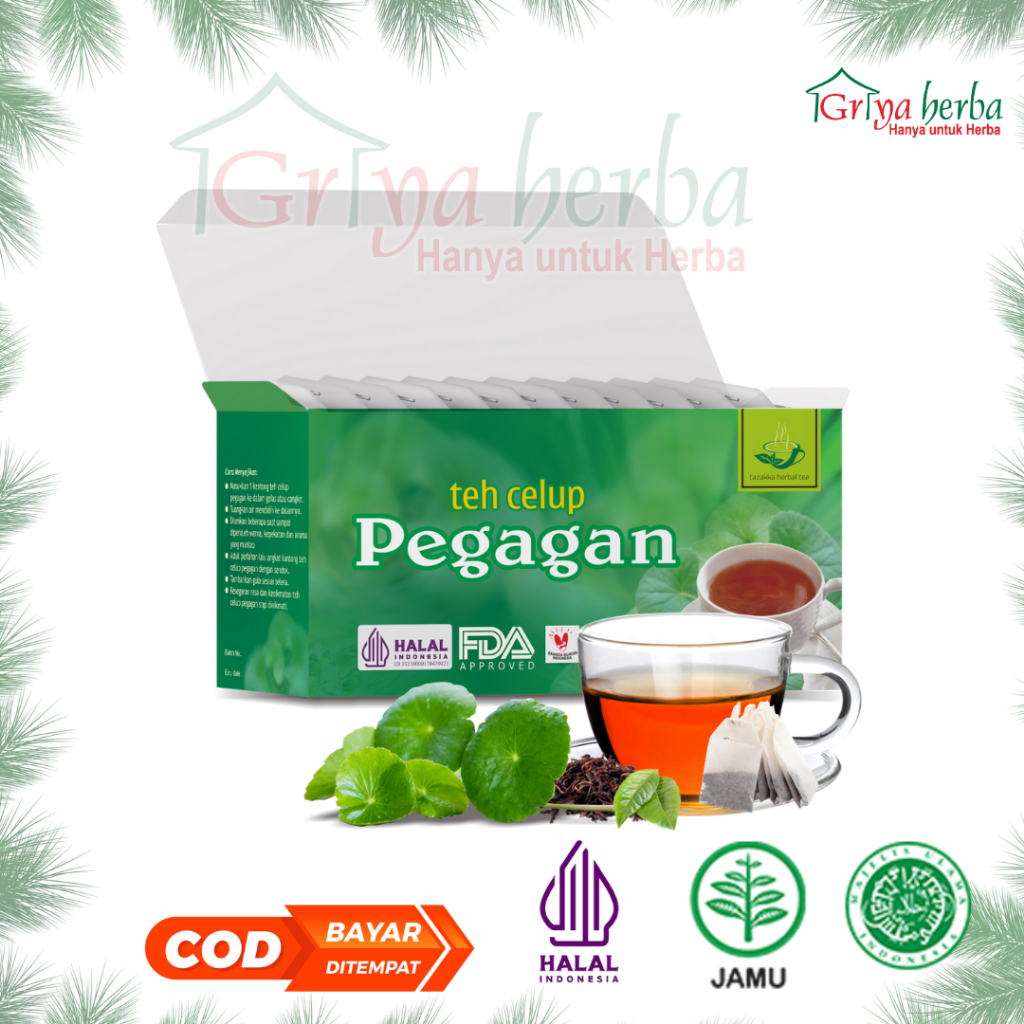 

Teh Celup Daun Pegagan Tazakka Kering Bubuk Original Isi 20 Kantung Tea Bag Minuman Kesehatan Herbal Insomnia