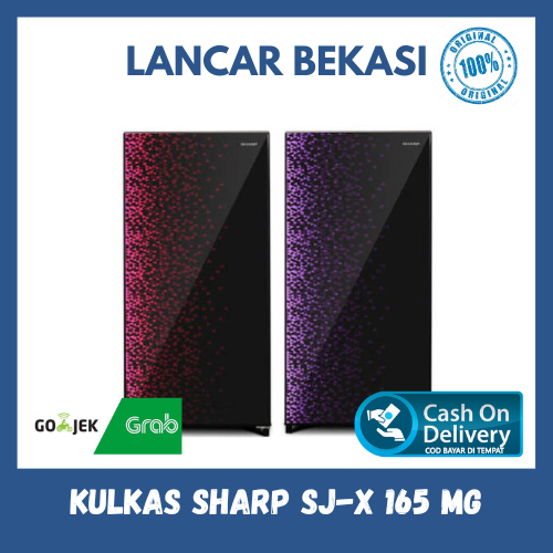 KULKAS SHARP SJ-X 165 MG LEMARI ES 1 PINTU - GARANSI RESMI