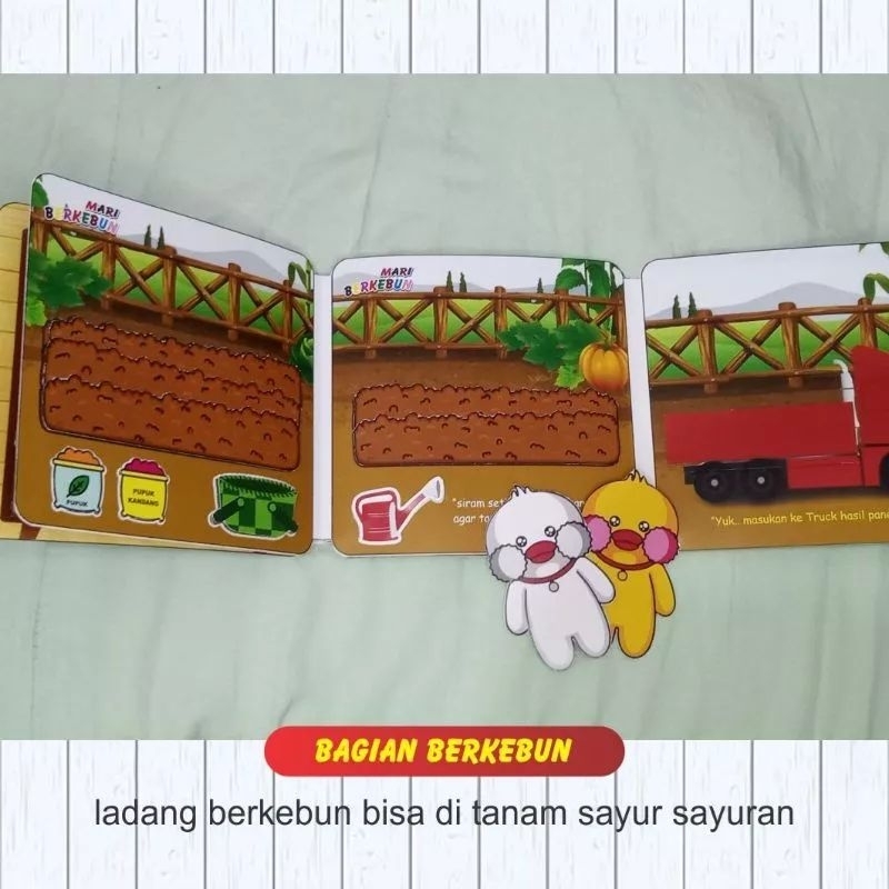 Paper Duck Farm House Mainan Edukatif Anak Bongkar Pasang Bebek Viral