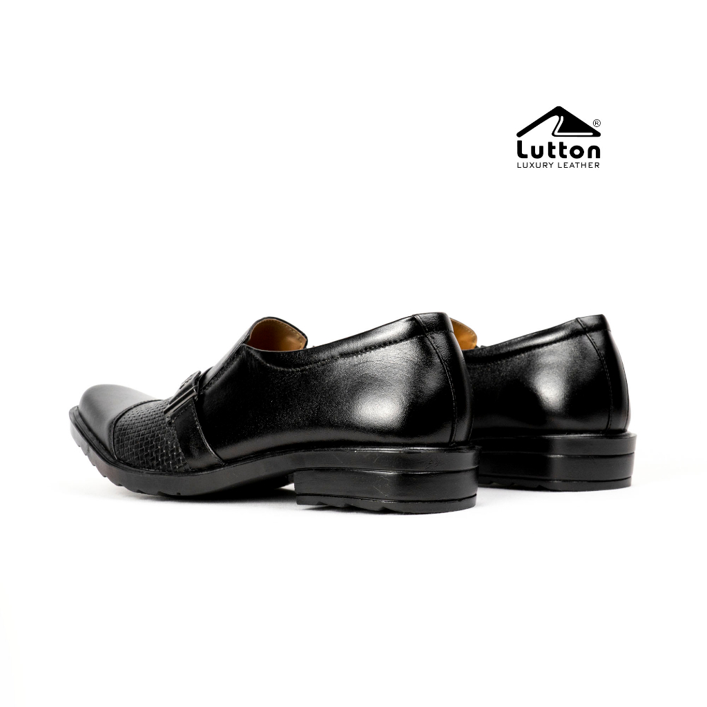 LUTTON - sepatu kulit sapi asli 100% - SEPATU PANTOFEL MU 04