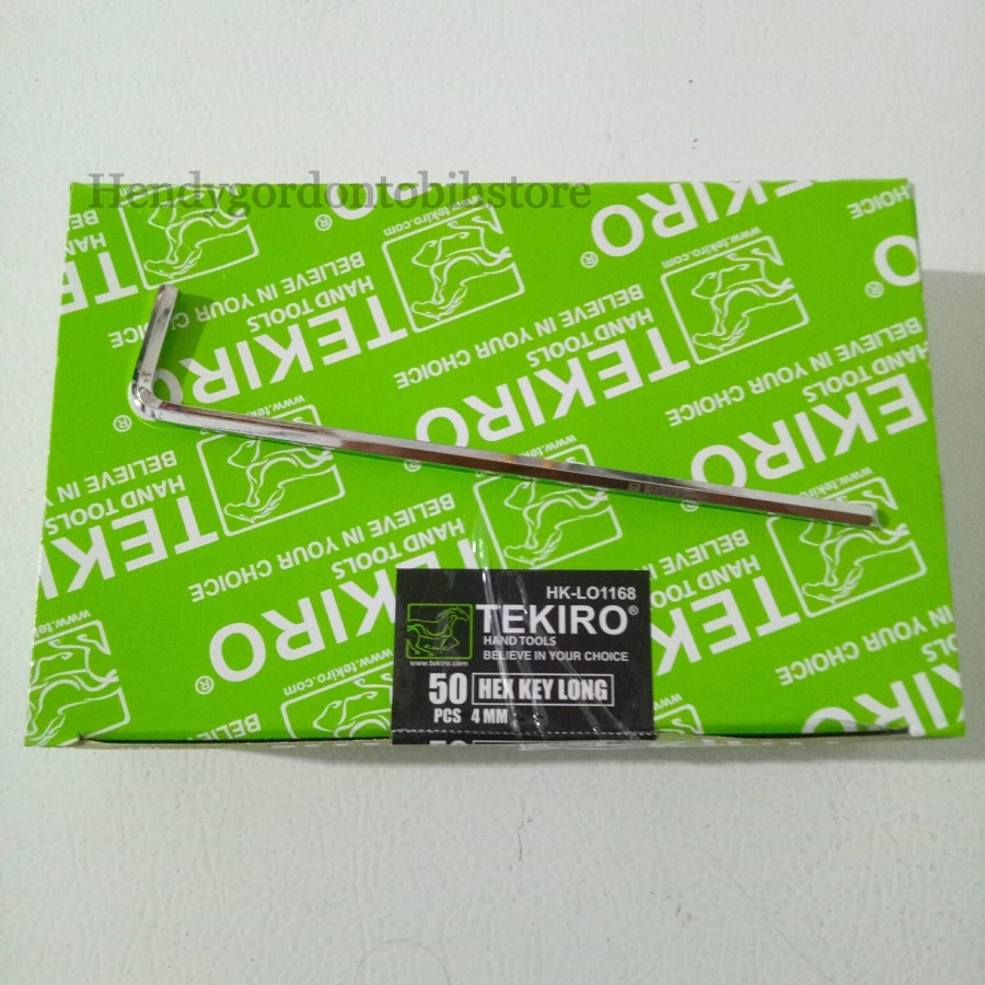 Kunci L panjang 4mm Tekiro Hex key long 4mm Kunci L Tekiro Kunci L panjang Kunci L long