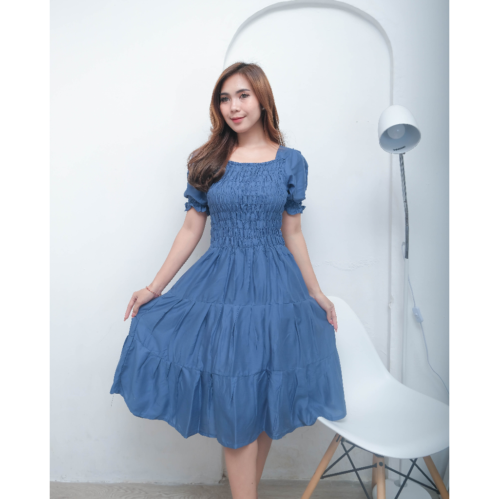 Dress Monica Bali Bahan Rayon