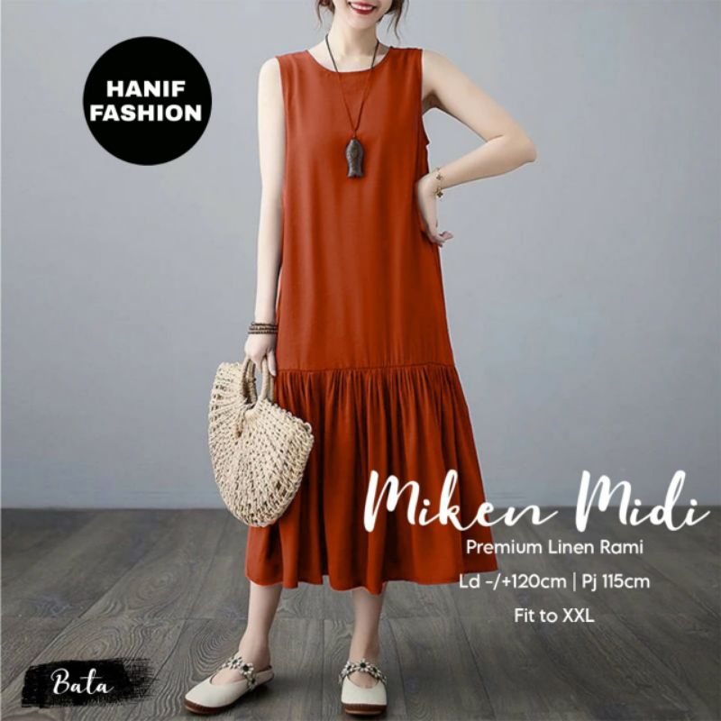 MIKEN MIDI GAMIS WANITA