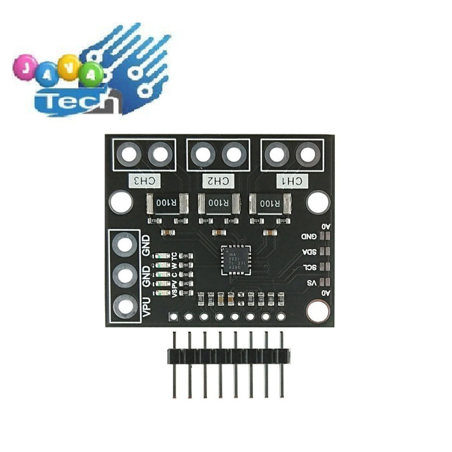 INA3221 3 Channel High Side Current Sensor SMBUS Interface Module