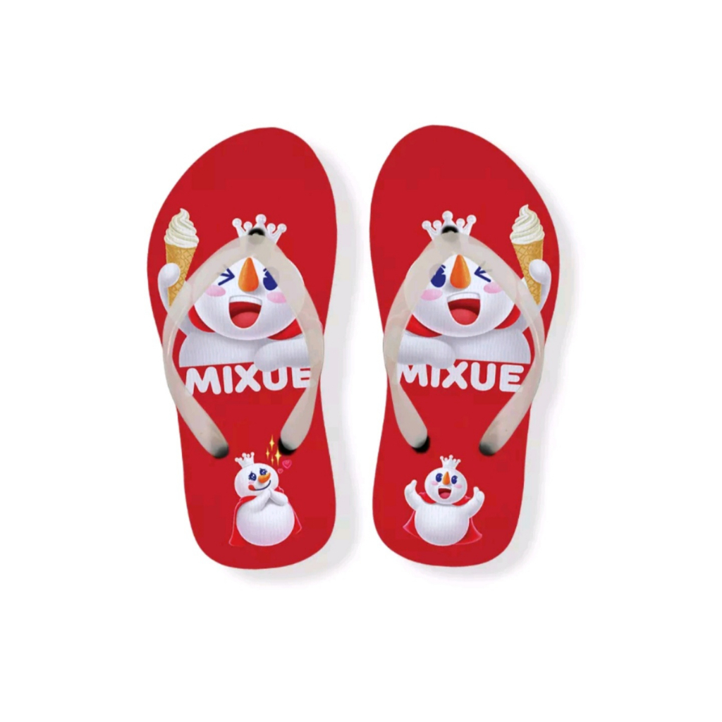 Sandal Jepit Printing Anak MIXUE/MULAN/KUROMI