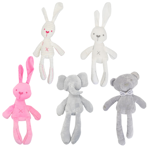 Boneka Plush Doll Boneka Rabbit Boneka Kelinci Lucu Boneka Bayi Boneka Bunny Untuk Bayi Boneka Gajah Mainan Boneka Bayi