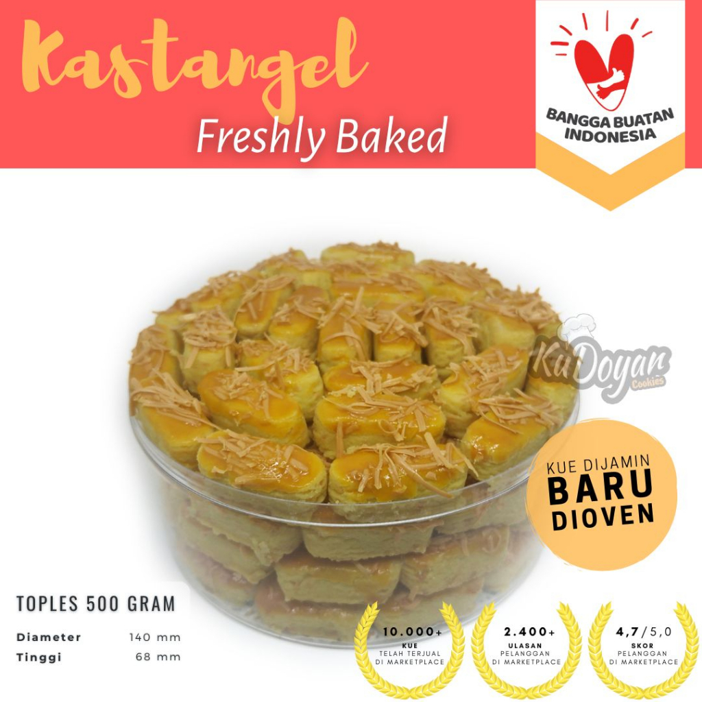 

Kue Kastengel Keju Home-made 500 gram 1/2 kg Kudoyan